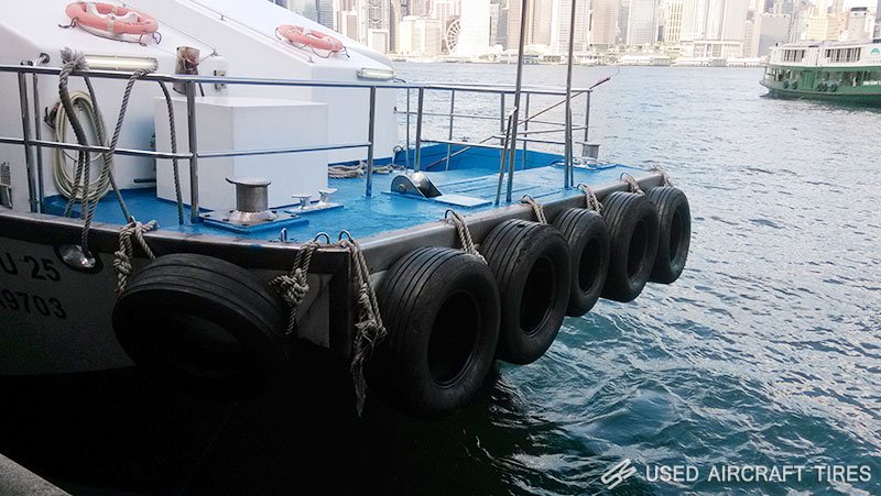 Used Aircraft tire for Boat bumper